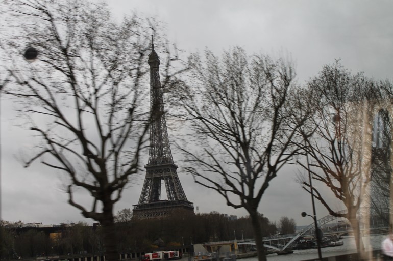 Seeing the Eiffel Tower from my bus was a surreal experience. 